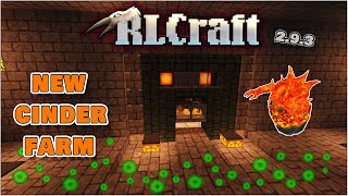 New Cinder XP Farm  Blaze Rod and Coal Farm  RLCraft 293 [upl. by Atteiluj]