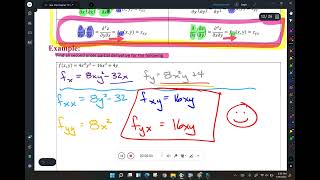 mat 218 s 17 2 2nd order partial derivatives part 4 [upl. by Argile]