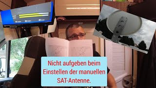 Wohnmobil SATAntenne manuell einstellen Erfolg oder Frustration [upl. by Atiuqes808]