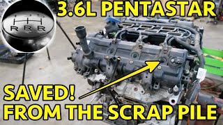 CAN WE FIX IT 36L Pentastar Core Engine Teardown To Save The Family Van WRainmanRaysRepairs [upl. by Atinet55]