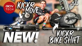 Wahoo’s Latest KICKR Indoor Trainer MOVES  We Take A Look… [upl. by Ehrsam531]