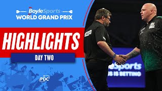 SMASHING THROUGH TO ROUND TWO  Day Two Highlights  2022 BoyleSports World Grand Prix [upl. by Wanonah]