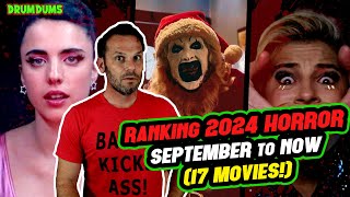 Ranking 2024 Horror Part III September to Now 17 Movies [upl. by Hyland]