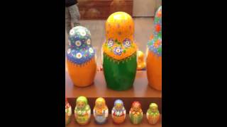 One of the largest sets of nesting dolls in Russia [upl. by Ashlin864]