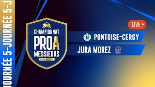 PRO A MESSIEURS  J5  PONTOISE CERGY vs JURA MOREZ [upl. by Danika]