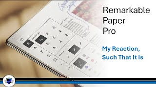 Remarkable Paper Pro My Reaction [upl. by Bahe]