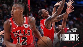 HIGHLIGHTS Chicago Bulls beat New Orleans Pelicans in 114106 [upl. by Essirahs]