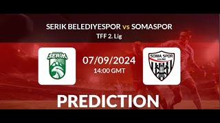 SERİK BELEDİYESPOR VS SOMASPOR TFF 2LİG 2024 MATCH [upl. by Irrac864]