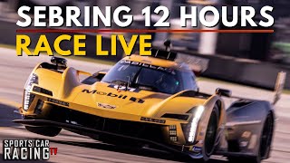 SEBRING 12 HOURS  RACE LIVE  IMSA WSCC 2024 [upl. by Paucker]