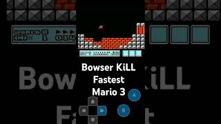 Mario 3 Bowser KiLL fastest [upl. by Yerg]