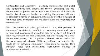 Employee Characteristics Subjective Norms and Work Performance Integrating the Achievement Goal Ori [upl. by Wallas]