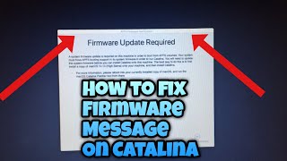 How To Fix Firmware Update Required To Run APFS Volumes [upl. by Eeleimaj]