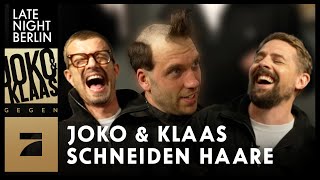 Strafe Joko amp Klaas eröffnen eigenen Friseursalon  Late Night Berlin [upl. by Eatnoed]