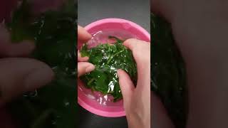 Korean Spinach Side Dish l 시금치나물 shorts [upl. by Paolo]