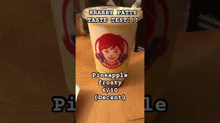 KRABBY PATTY FROM WENDYS watch review fypage [upl. by Rina316]