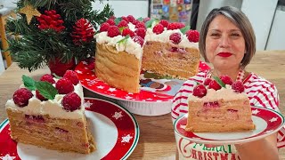 Postre Navideño🎄 Torta de la Abuela  SilvanaCocina🎄 [upl. by Catha]