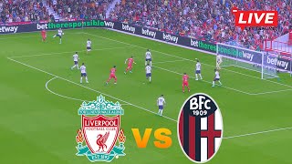 🔴LIVE  Liverpool vs Bologna  UEFA Champions League 2425  Match Live Today Full match live Now [upl. by Sung]