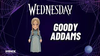 🌐 MINIX  Wednesday Merlina Goody Addams [upl. by Pazia]