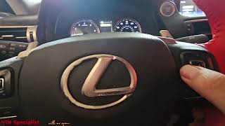 LEXUS IS 300 ODOMETER READING MILES CONVERT TO KILOMETRE KM foryou [upl. by Ainoyek]