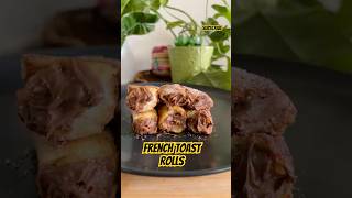 Easy French toast rolls 🍯 shortsvideo breakfastideas easyrecipes viralrecipe viralshorts [upl. by Berlin]