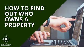 How To Check Who Owns A Property for FREE [upl. by Nairadas]