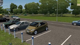 Mercedes Benz A200 TEST DRIVE City Car Driving [upl. by Llenrahc]