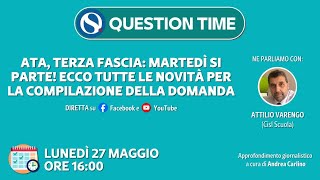 ATA terza fascia martedì si parte Ecco tutte le novità per la compilazione della domanda [upl. by Dorisa]