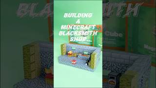 Building a Minecraft Blacksmith Shop minecraft minecraftbuildings buildingblocks magneticblocks [upl. by Yelruc]