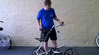 Strida LT Folding Bike How to fold amp unfold [upl. by Havot]