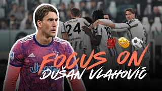 Dusan Vlahovic  World class goals amp skills with Juventus [upl. by Midan729]