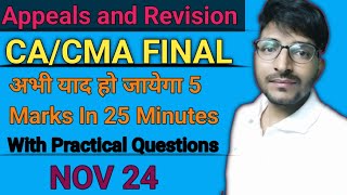 Appeals and Revision IDT GST Revision Video  CACMA Final  By CA Final Bro [upl. by Peih]