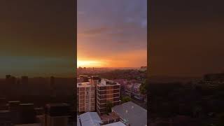 SUNSET 🌅  THE BEAUTIFUL PRETORIA 🇿🇦 pta sunsetview jacaranda yshort naturelovers peaceful [upl. by Fernald]