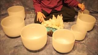 Note B Crystal Bowl Meditation10 min [upl. by Angelita]