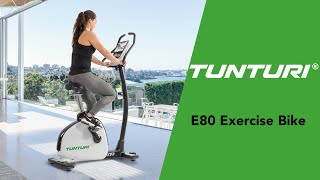 Tunturi Endurance E80 Hometrainer  Fitness Bike  Ergometer EN [upl. by Jonie]