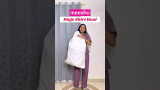 Wow 😳 Huge skirt haul from Meesho 😍 Meesho skirt haul skirt skirtsuit meesho dresshaul fyp [upl. by Currie]