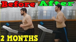 Running Every Day For 2 Months Weight Loss Time Lapse [upl. by Jehoash]