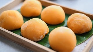 Mango mochi made in a microwave only 3 ingredients [upl. by Bara]