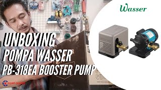 Unboxing Pompa Wasser PB318EA Booster Pump [upl. by Gillan]