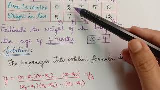 lagranges interpolation interpolation  numerical analysis [upl. by Derwon995]