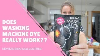 Does Washing Machine Dye Really Work  How to RecycleUpcycle Old Clothes  Oh Hi DIY [upl. by Erb]