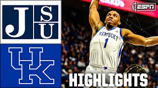 Jackson State Tigers vs Kentucky Wildcats  Full Game Highlights  ESPN College Basketball [upl. by Rockel]