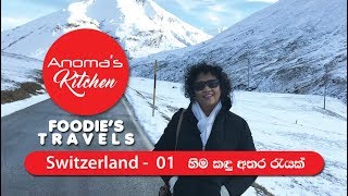 Foodies Travels  03  ස්විට්සර්ලන්තයේ හිම කඳු අතර රාත්‍රියක්  A Night in the Swiss Mountains [upl. by Otxilac]