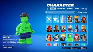 Fortnite LEGO Marvel amp LEGO Star Wars Outfits [upl. by Drhacir]