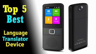 Top 5 Best Language Translator Device 2021 [upl. by Alrich]