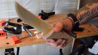 Making a wooden knifeletteropener [upl. by Norman777]