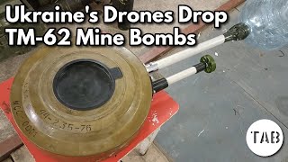 Ukraines Drones Are Dropping TM62 Mines [upl. by Annyrb]