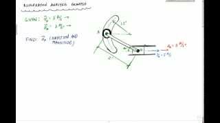 Acceleration Analysis Example Part 1 of 3  Engineering Dynamics  Rigid Body Kinematics [upl. by Neeruan949]