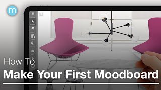 How to Start Your First Moodboard Morpholio Board iPad Tutorial for Home Decor amp Interior Design [upl. by Noby]