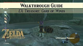 Breath of the Wild  EX Treasure Garb of Winds DLC 2 Side Mission [upl. by Airdna]