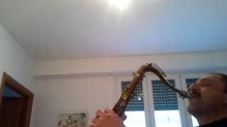 Massimo DAvola plays vintage Berg Larsen 130 2 M Sonny Rollins WOW [upl. by Imailiv]